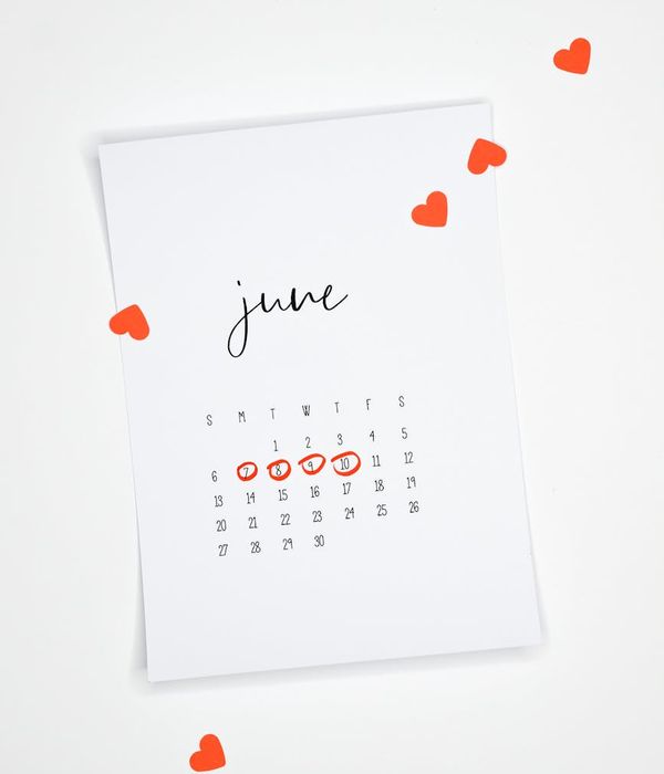 A calendar with circled dates showing a consistent workout schedule.